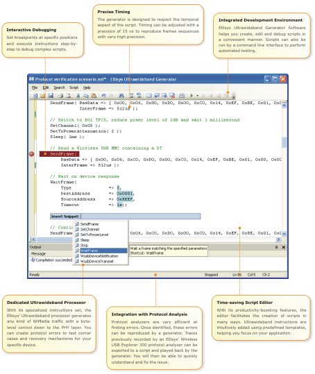 Discover all the powerful functionalities of the WiMedia-based frame generation software